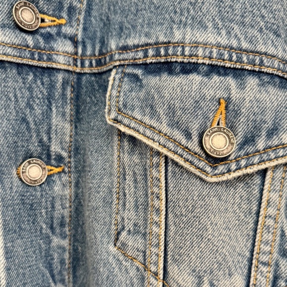 Saint Laurent Oversized Men's Jean Jacket - Like-New [48 or XL] - Picture 4 of 7